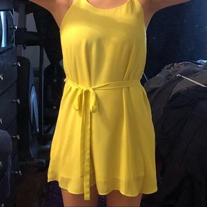 Yellow sun dress LAST CALL